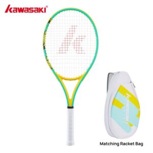 Kawasaki composite carbon aluminum tennis racket lightweight and comfortable grip tennis racket suitable for beginners