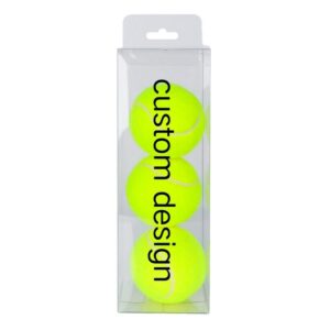 Customizable box design for tennis balls bulk order Premium packaging for rubber core tennis balls