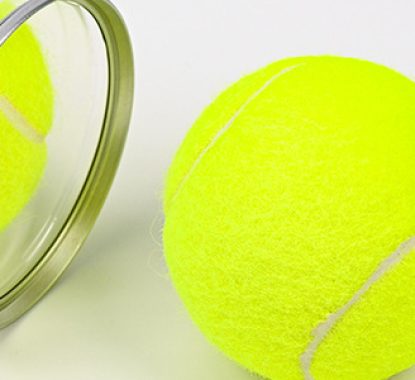 yellow tennis training balls